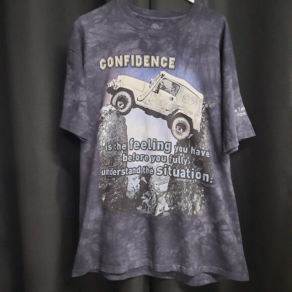 The Mountain Other - The Mountain Jeep Adventure T-shirt Men's Size XL Tie Dye Outdoors Backpacking